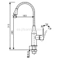 Grifo de cocina de latón de lavamanos diseñados con giro giratorio